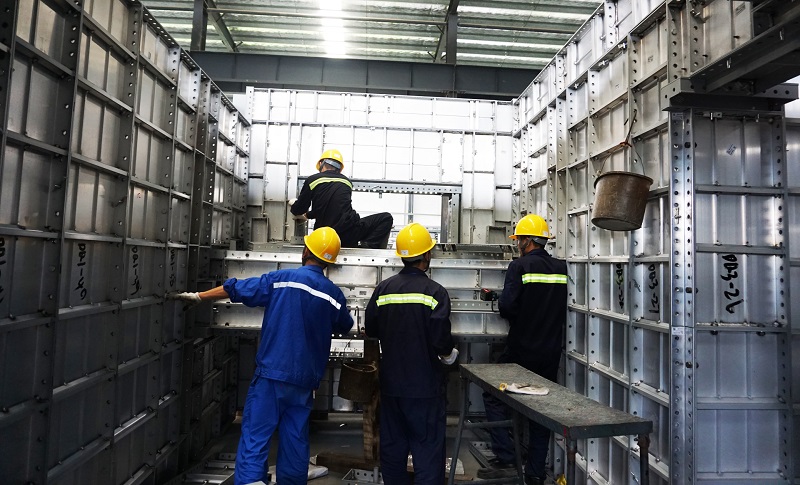 建筑铝合金模板使用流程步骤